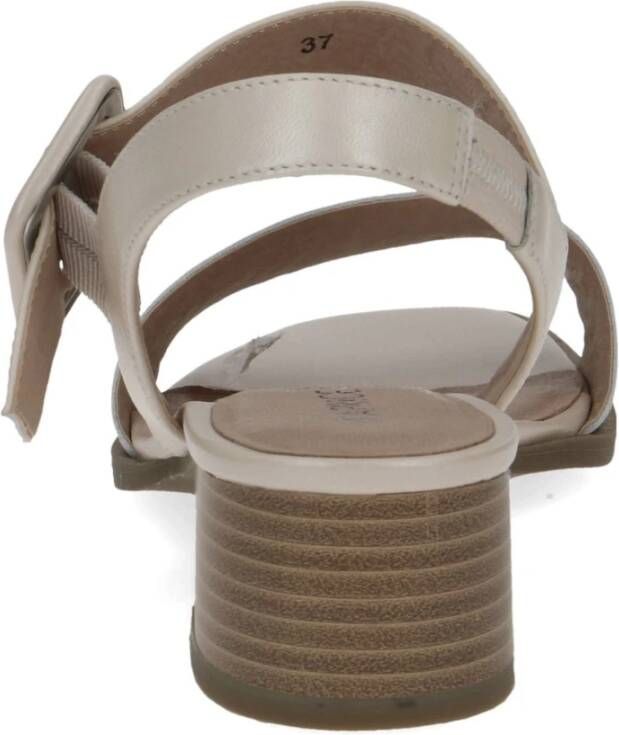 Caprice High Heel Sandals Beige Dames