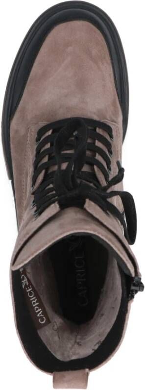 Caprice Lace-up Boots Brown Dames