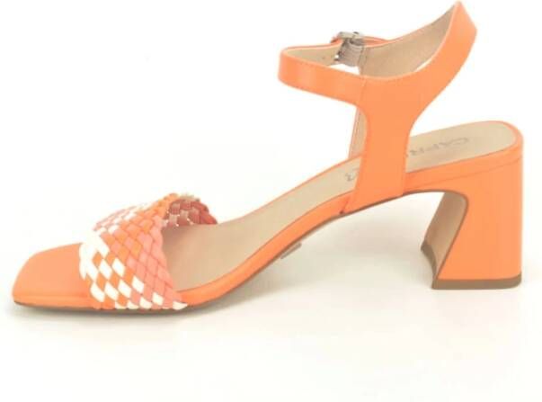 Caprice Oranje Sandaal Combinatie