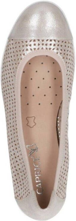Caprice Ballerina's slipper comfortabele schoen instapschoen met perforatie - Foto 4