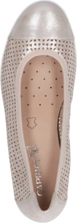 Caprice taupe casual closed shoes Beige Dames