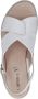 Caprice Witte Casual Open Platte Sandalen White Dames - Thumbnail 8