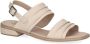 Caprice Zachte Casual Open Sandalen Beige Dames - Thumbnail 4