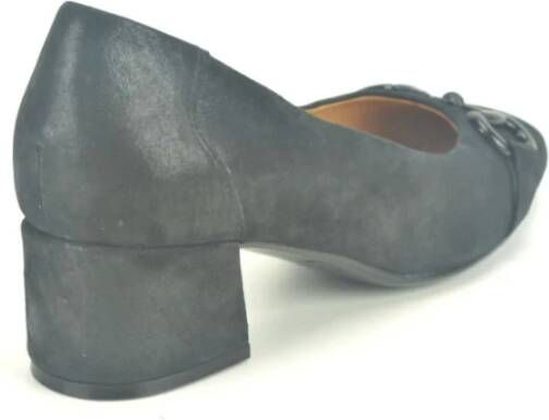 Caprice Zwart nubuc Pump +Gar. 3cm Zwart Dames