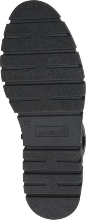 Caprice Zwarte Casual Gesloten Booties Vrouwen