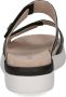 Caprice Zwarte Casual Open Platte Sandalen Black Dames - Thumbnail 7
