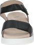 Caprice Zwarte Nappa Casual Open Sandalen Black Dames - Thumbnail 5
