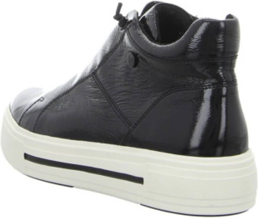Caprice Zwarte veterschoenen voor dames