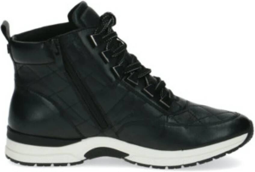 Caprice Zwarte veterschoenen voor dames