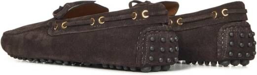Car Shoe Bruine Suède Loafers voor Heren