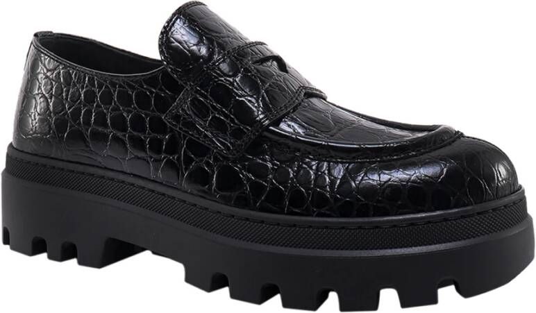 Car Shoe Loafers Black Dames
