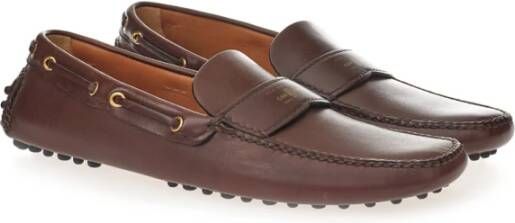 Car Shoe Loafers Brown Heren