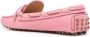 Car Shoe Roze Leren Rijdende Schoenen met Strikdetails Pink Dames - Thumbnail 3