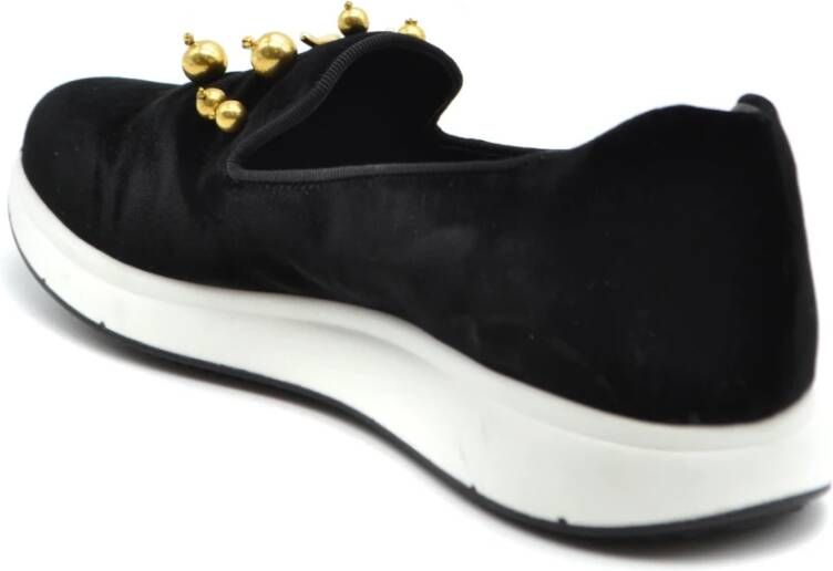 Car Shoe Zwarte Chamois Sneakers Aw18 Black Dames