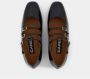 Carel Zwarte Leren Gesp Pumps met Vierkante Hak Black Dames - Thumbnail 4