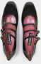 Carel Zwarte Leren Gesp Pumps met Vierkante Hak Black Dames - Thumbnail 3