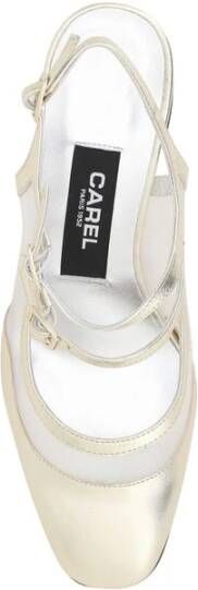 Carel Bananight Leren Pumps Yellow Dames