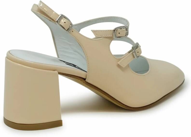 Carel Beige Lakleren Ballet Pumps Beige Dames