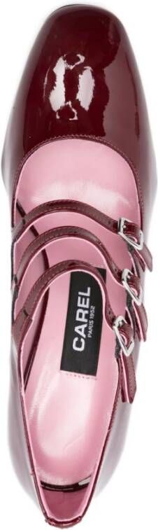 Carel Bordeaux Hak Schoenen