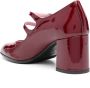 Carel Bordeaux Leren Mary Jane Pumps Red Dames - Thumbnail 2