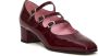 Carel Bordeaux Patent Pump met Drie Bandjes - Thumbnail 2