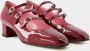 Carel Bordeaux Rode Patent Leren Mary-Janes met Iconische Bandjes Rood Dames - Thumbnail 5