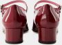 Carel Bordeaux Rode Patent Leren Mary-Janes met Iconische Bandjes Rood Dames - Thumbnail 6