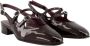 Carel Bruin leren puntige neus sandalen - Thumbnail 2