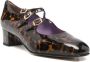 Carel Bruine Hak Patent Leren Pumps - Thumbnail 2