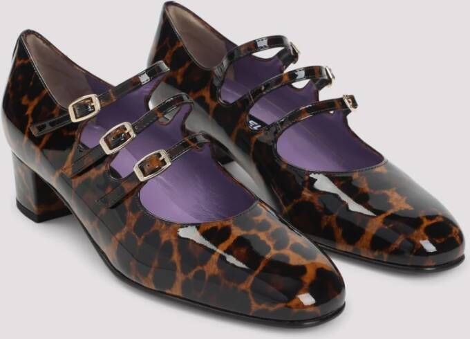 Carel Bruine Luipaard Mary Janes Pumps