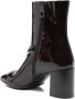 Carel Bruine Patent Finish Blokhak Laarzen - Thumbnail 2