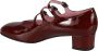 Carel Bordeaux Rode Patent Leren Mary-Janes met Iconische Bandjes Rood Dames - Thumbnail 13