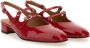 Carel Rode Glanzende Pumps met Dubbele Gespsluiting bij de Enkel van - Thumbnail 6