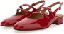 Carel Rode Glanzende Pumps met Dubbele Gespsluiting bij de Enkel van - Thumbnail 8