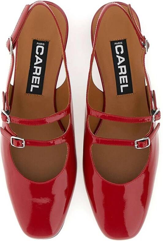Carel Flat Sandals Rood Dames