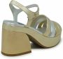 Carel Gouden Leren Platform Pumps Ss24 Multicolor Dames - Thumbnail 3