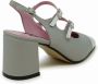 Carel Grijze Leren Ballet Pumps Ss24 Multicolor Dames - Thumbnail 3