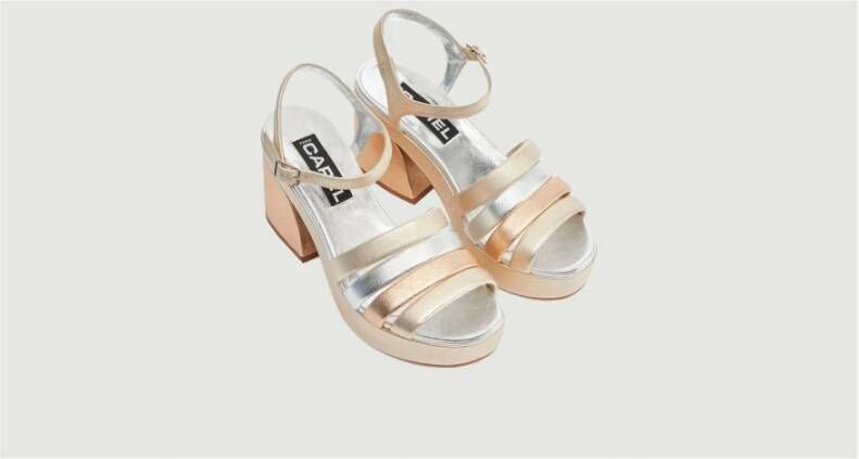 Carel High Heel Sandals Geel Dames