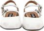 Carel Witte Slingback van Lakleer White Dames - Thumbnail 7