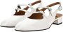 Carel Witte Slingback van Lakleer White Dames - Thumbnail 8