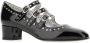 Carel Paris Hoge hakken Shiny Leather Slingback With Studs in zwart - Thumbnail 3