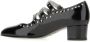 Carel Paris Hoge hakken Shiny Leather Slingback With Studs in zwart - Thumbnail 4