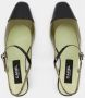 Carel Khaki Leren Sandalen met Puntneus - Thumbnail 2