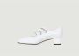 Carel Witte platte schoenen met verstelbare bandjes White Dames - Thumbnail 2