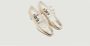 Carel Kina triple -riem gelamineerde lederen pompen White Dames - Thumbnail 8