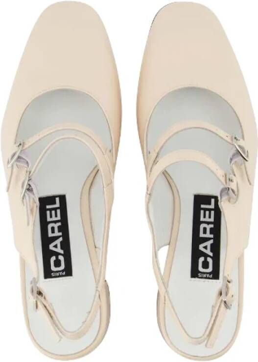 Carel Leather heels Beige Dames