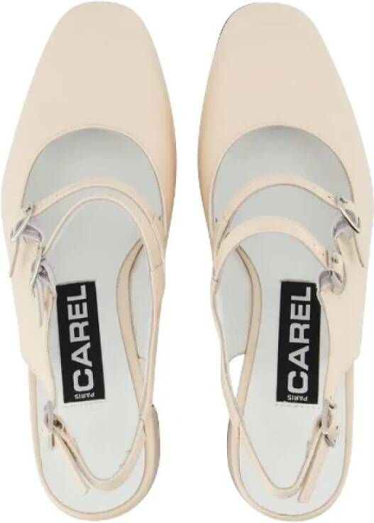 Carel Leather heels Beige Dames
