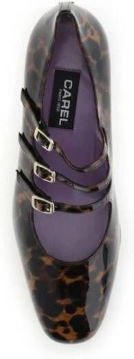 Carel Leopard Print Mary Jane Pumps
