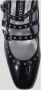 Carel Paris Hoge hakken Shiny Leather Slingback With Studs in zwart - Thumbnail 13