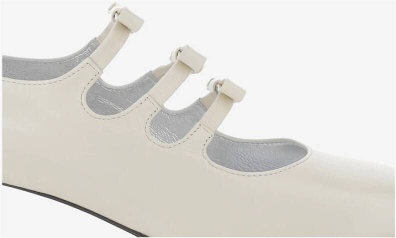 Carel Leren Mary Jane Pumps met Strikken